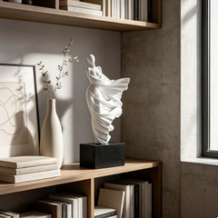 'Flowing Form' Lady Sculpture