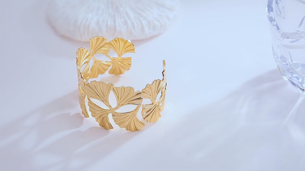 goldchunkycuffbanglebraceletforwomen